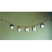 RVS knijpers zwart 5 stuks